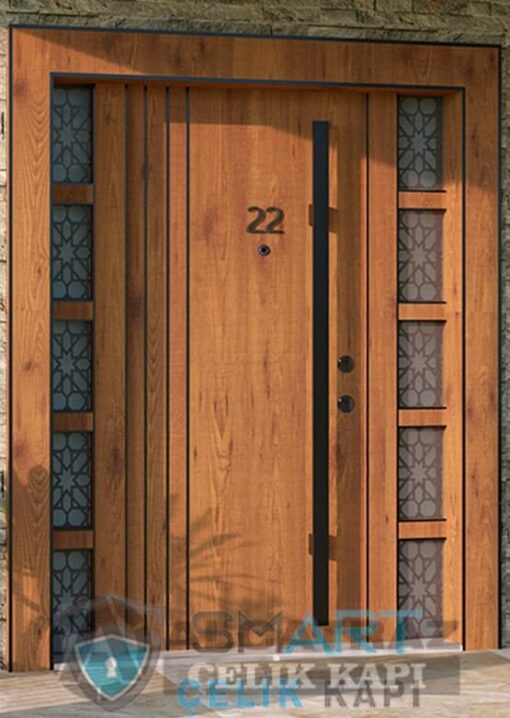 Kompozit villa giriş kapısı özel tasarım villa kapısı modelleri villa giriş kapıları-min