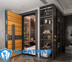 Kompak Villa Kapısı Kompozit Villa Kapıları Dış Kapı AVK-003 11 Alcatraz Çelik Kapı Villa Kapısı Modelleri Lüks Villa Kapısı