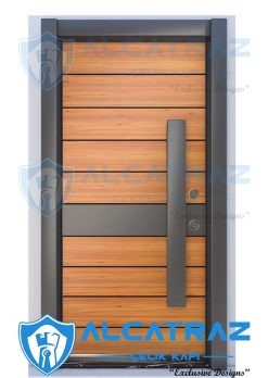 Kompak Villa Kapısı Kompozit Villa Kapıları Dış Kapı AVK-003 10 Alcatraz Çelik Kapı Villa Kapısı Modelleri Lüks Villa Kapısı