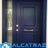 Alcatraz Çelik Kapı Mavi Villa Kapısı İndirimli Villa Giriş Kapısı Modelleri