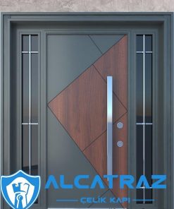 Antrasit Villa Kapısı Dış Kapı Fiyatları Çelik Kapı Modelleri Alcatraz Çelik Kapı