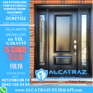 fulya villa giriş kapıları villa kapısı modelleri indirimli villa kapı fiyatları kompozit villa kapısı