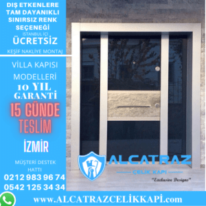 izmir villa giriş kapıları villa kapısı modelleri indirimli villa kapı fiyatları kompozit villa kapısı