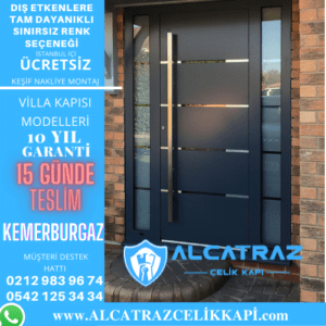 kemerburgaz villa giriş kapıları villa kapısı modelleri indirimli villa kapı fiyatları kompozit villa kapısı