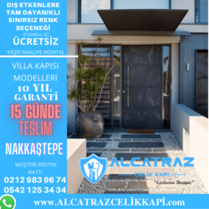 nakkaştepe villa giriş kapıları villa kapısı modelleri indirimli villa kapı fiyatları kompozit villa kapısı