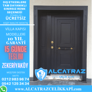İzmir villa giriş kapıları villa kapısı modelleri indirimli villa kapı fiyatları kompozit villa kapısı