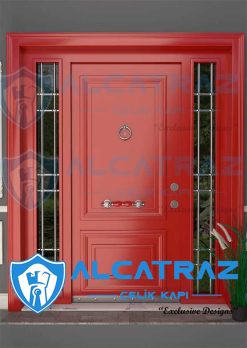 Bodrum Mavis Çelik Kapı AVK-681 11 Alcatraz Çelik Kapı Villa Kapısı Modelleri Lüks Villa Kapısı