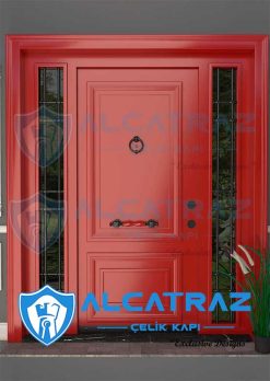 Bodrum Mavis Çelik Kapı AVK-681 10 Alcatraz Çelik Kapı Villa Kapısı Modelleri Lüks Villa Kapısı