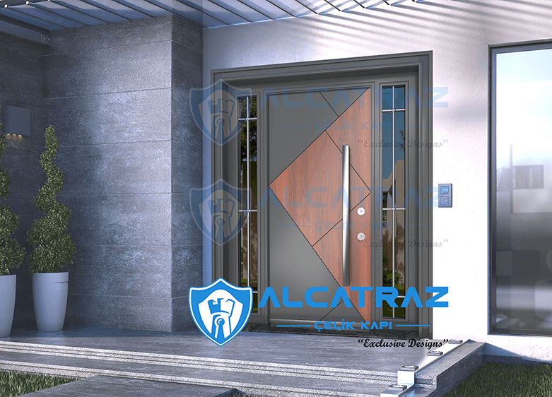 Alcatraz Çelik Kapı Villa Kapısı Modelleri Lüks Villa Kapısı