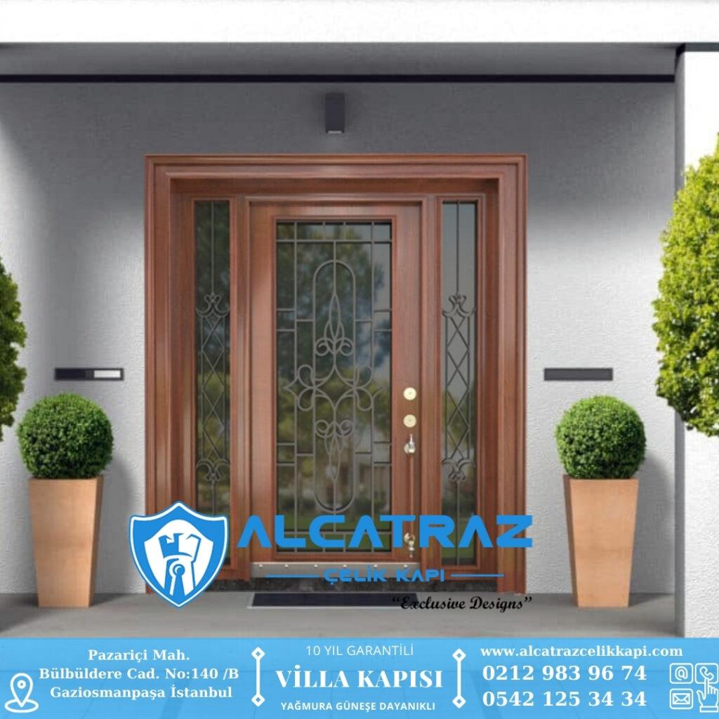 Aliağa Villa Kapısı Modelleri Villa Giriş Kapısı İstanbul Villa Kapıları Alcatraz Çelik Kapı