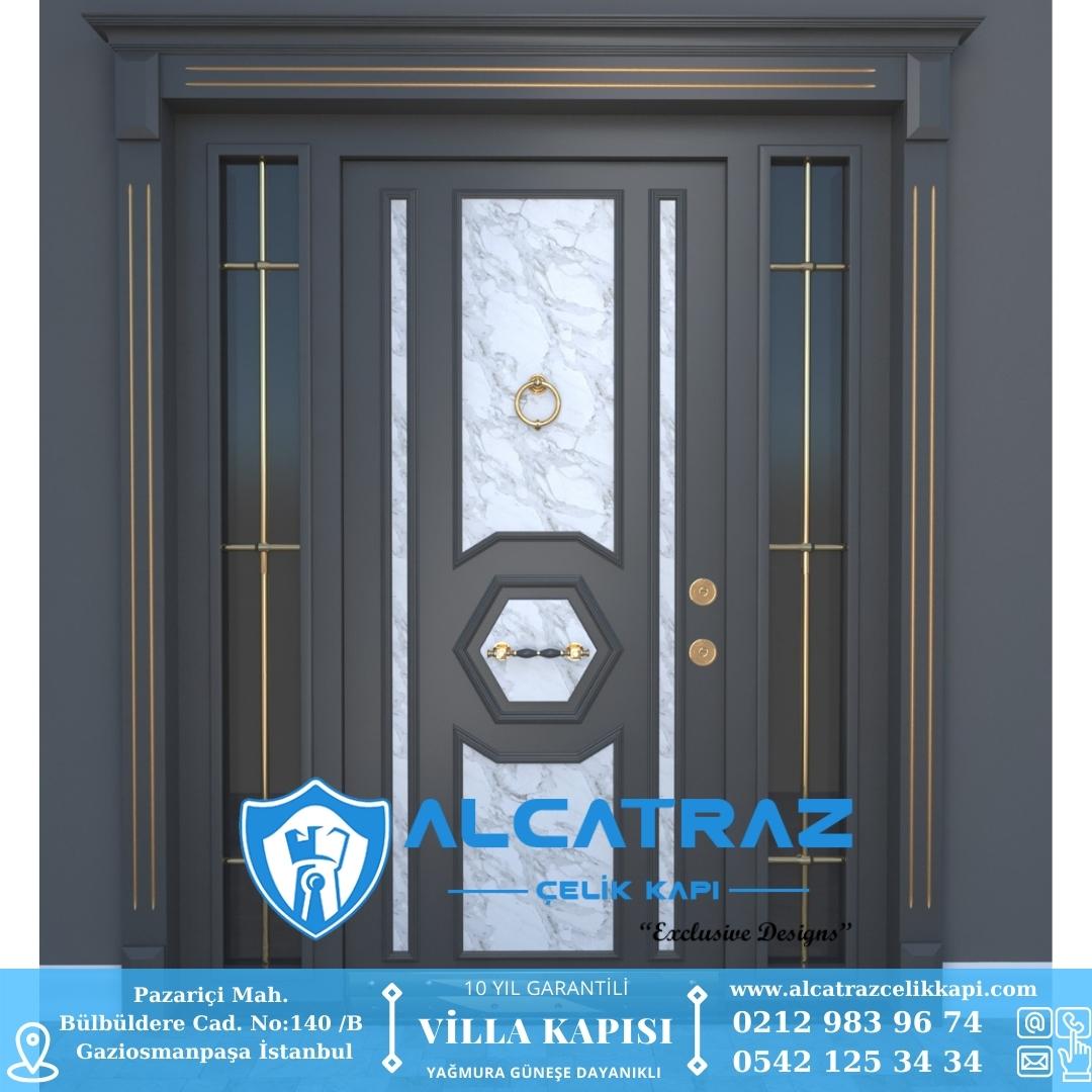 Alkent 2000 Villa Kapısı Modelleri Villa Giriş Kapısı İstanbul Villa Kapıları Alcatraz Çelik Kapı
