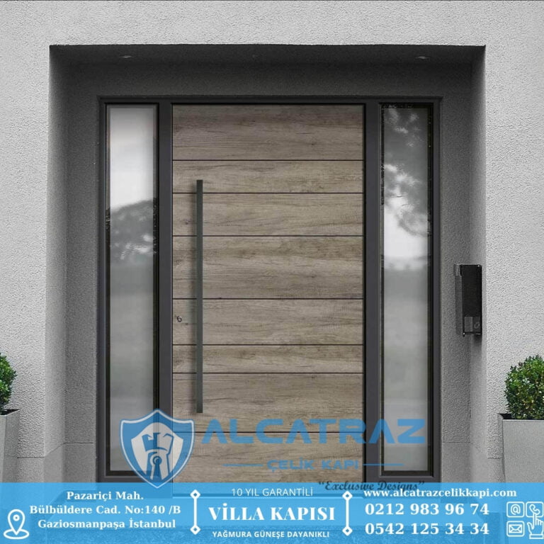 Villa Çelik Kapıları Boğazköy Villa Kapısı Modelleri Villa Giriş Kapısı İstanbul Villa Kapıları Alcatraz Çelik Kapı