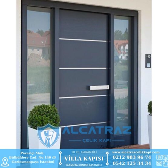 göktürk villa kapısı modelleri villa giriş kapısı İstanbul villa kapıları alcatraz Çelik kapı villa kapısı modelleri | apartman kapısı modelleri | Çelik kapı modelleri