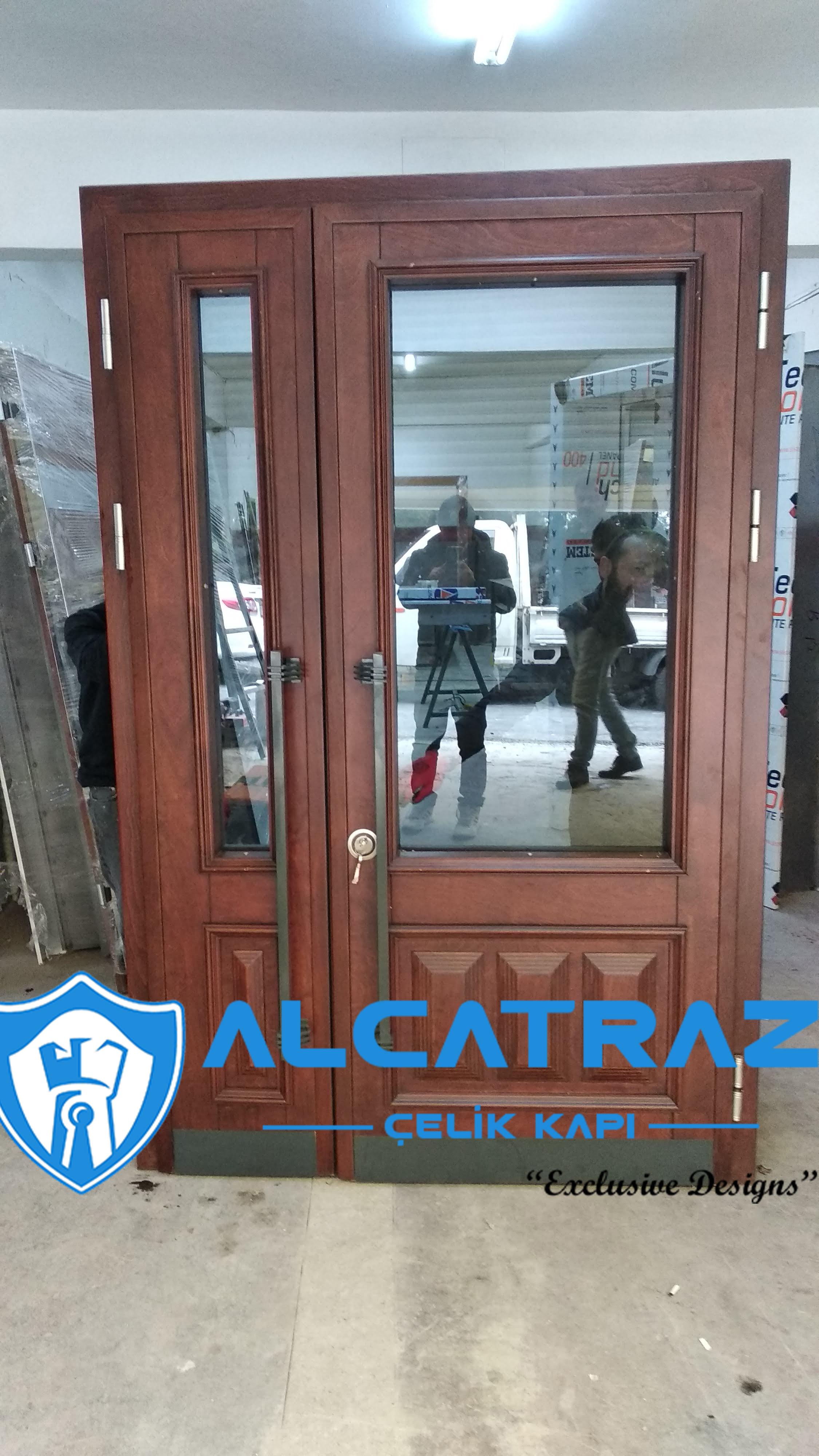 Kabartmalı Çelik Kapı Villa Kapısı Özel Tasarım Kompozit Çelik Kapı Modelleri Alcatraz Çelik Kapı