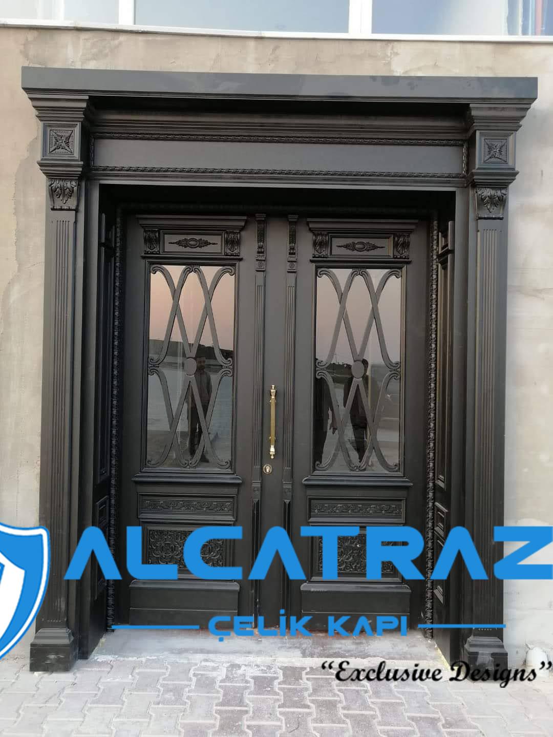 Klasik Çelik Kapı Villa Kapısı Özel Tasarım Kompozit Çelik Kapı Modelleri Alcatraz Çelik Kapı