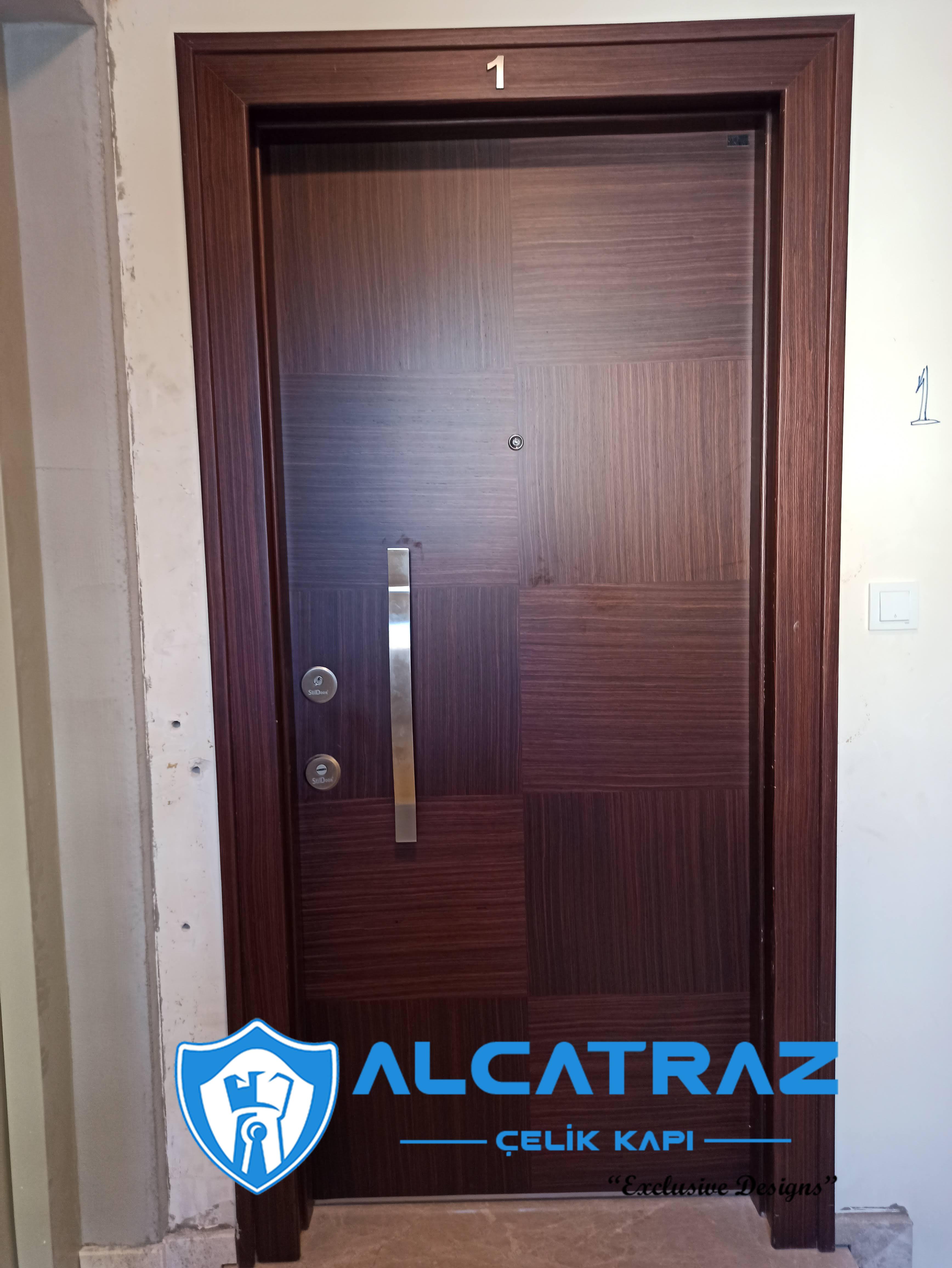 Lüks Çelik Kapı Villa Kapısı Klasik Özel Tasarım Kompozit Çelik Kapı Modelleri Alcatraz Çelik Kapı fiyatları