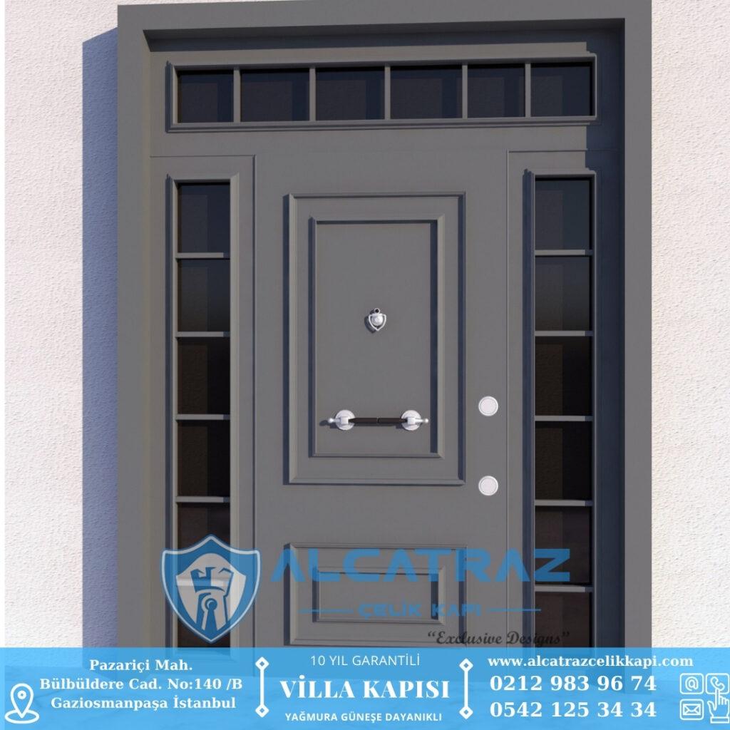 marmaris villa kapısı modelleri villa giriş kapısı İstanbul villa kapıları alcatraz Çelik kapı