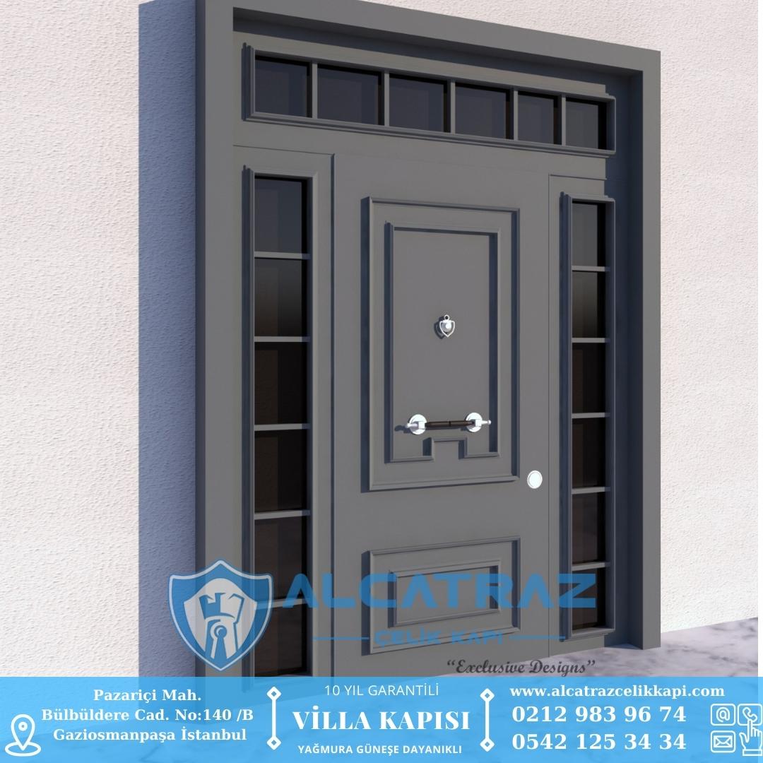 Nakkaştepe Villa Kapısı Modelleri Villa Giriş Kapısı İstanbul Villa Kapıları Alcatraz Çelik Kapı