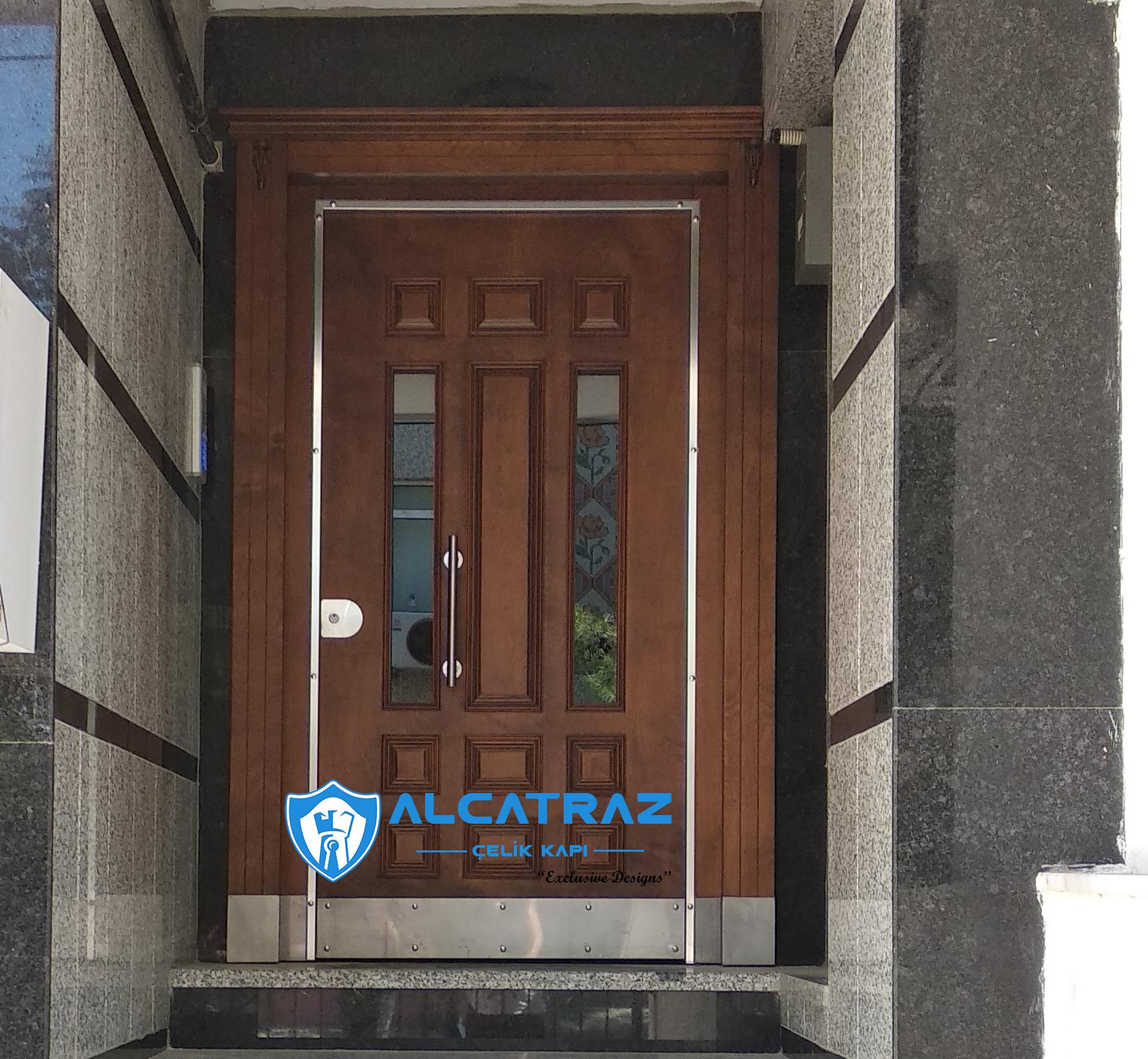 Özel Çelik Kapı Villa Kapısı Özel Tasarım Kompozit Çelik Kapı Modelleri Alcatraz Çelik Kapı