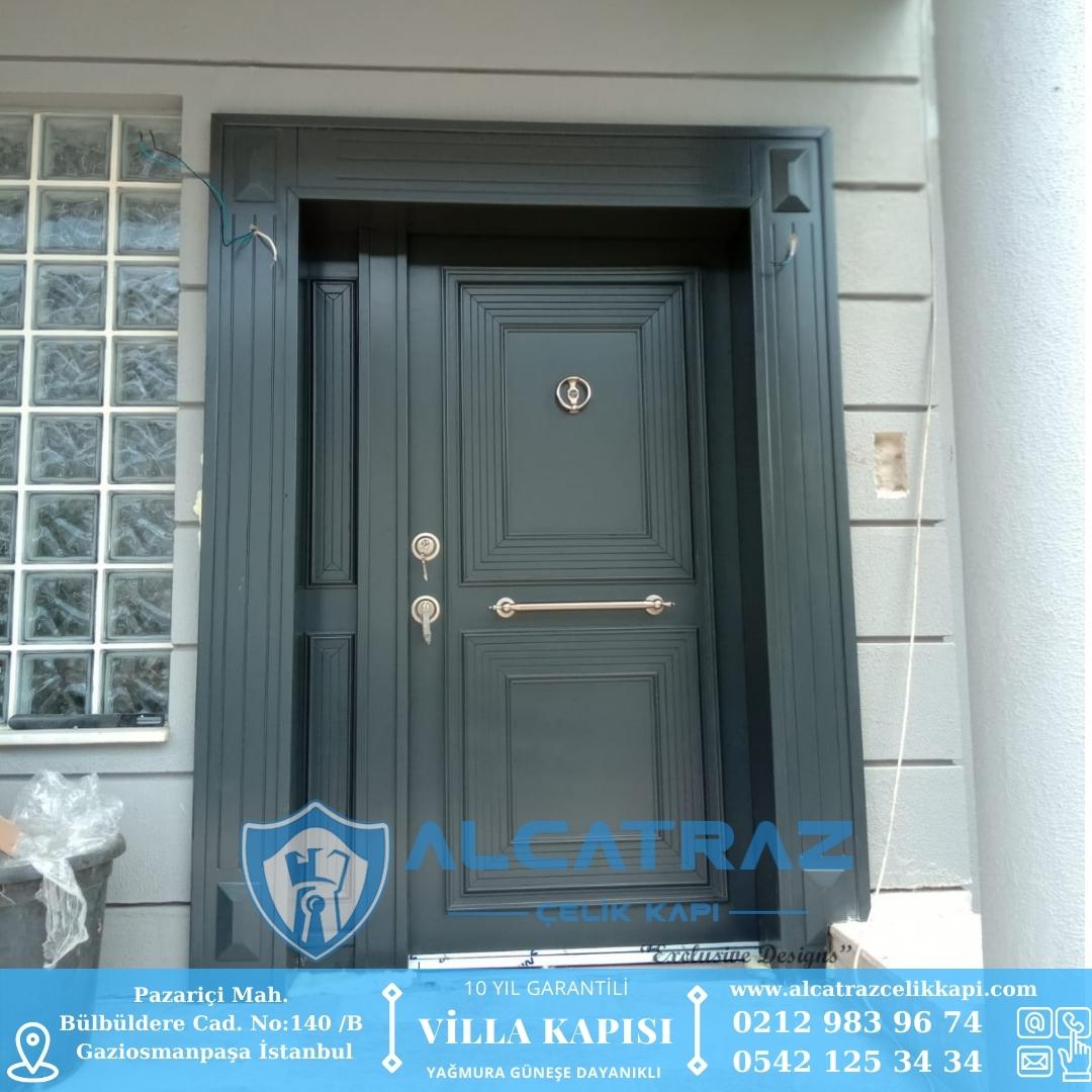 Pendik Villa Kapısı Modelleri Villa Giriş Kapısı İstanbul Villa Kapıları Alcatraz Çelik Kapı