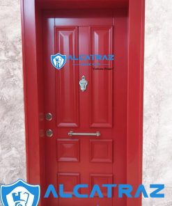 kırmızı çelik kapı çelik kapı modelleri kırmızı çelik kapı fiyatları alcatraz çelik kapı