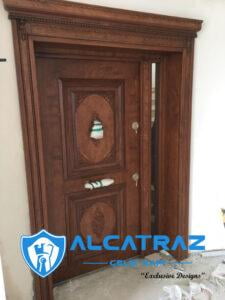 lüks camlı Çelik Kapı Villa Kapısı Klasik Özel Tasarım Kompozit Çelik Kapı Modelleri Alcatraz Çelik Kapı