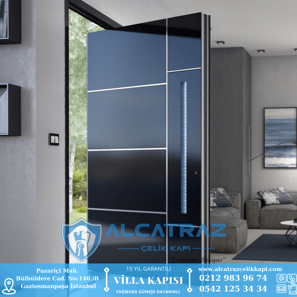 İstanbul Çelik KapıModern Villa Kapısı Modelleri Kompozit Lüks Villa Kapısı İstanbul Villa Kapısı Alcatraz Çelik Kapı İndirimli Villa Kapı Fiyatları