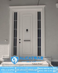 Altın Varaklı Lüks Modern Dış Kapı Villa Kapısı AVK-164 7 Villa Kapısı Modelleri Villa Giriş Kapısı Kompozit Çelik Kapı Alcatraz Villa Kapısı Haustüren SteelDoors (2)
