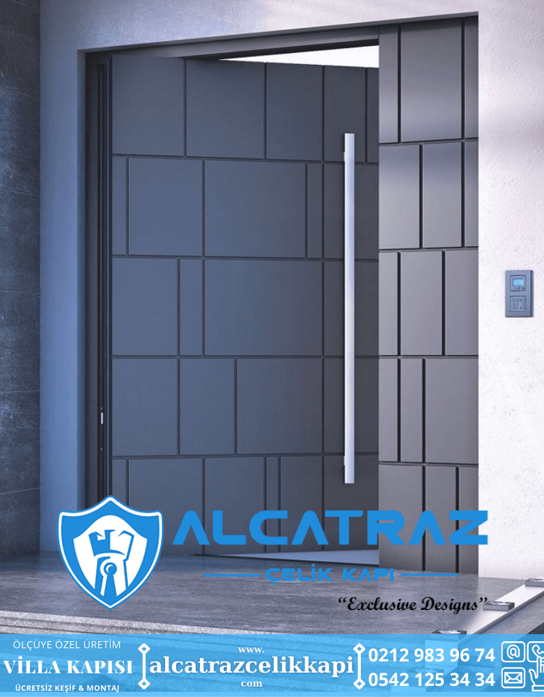 Villa Kapısı Modelleri Villa Giriş Kapısı Kompozit Çelik Kapı Alcatraz Villa Kapısı Haustüren SteelDoors - 2021-08-13T091332.575