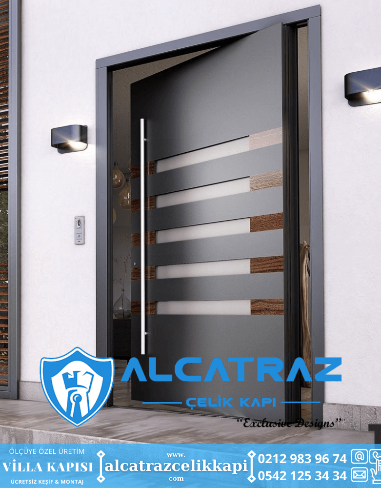 Villa Kapısı Modelleri Villa Giriş Kapısı Kompozit Çelik Kapı Alcatraz Villa Kapısı Haustüren SteelDoors - 2021-08-13T092217.210