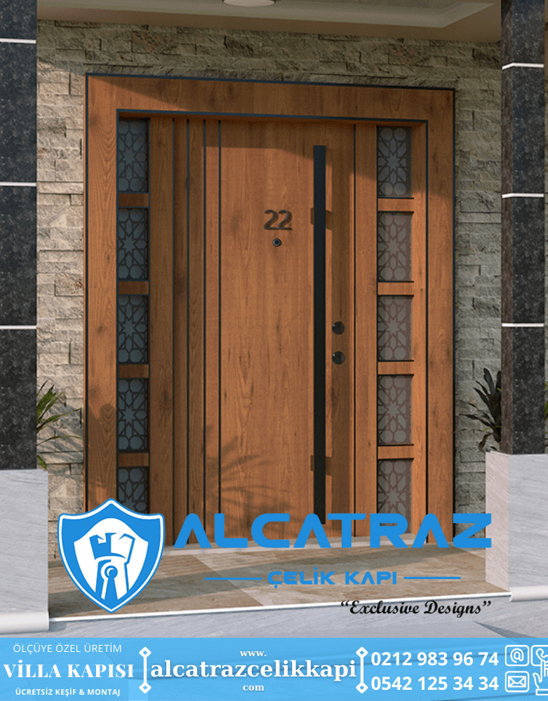 villa kapısı modelleri villa giriş kapısı kompozit Çelik kapı alcatraz villa kapısı haustüren steeldoors - 2021-08-13t092912.684