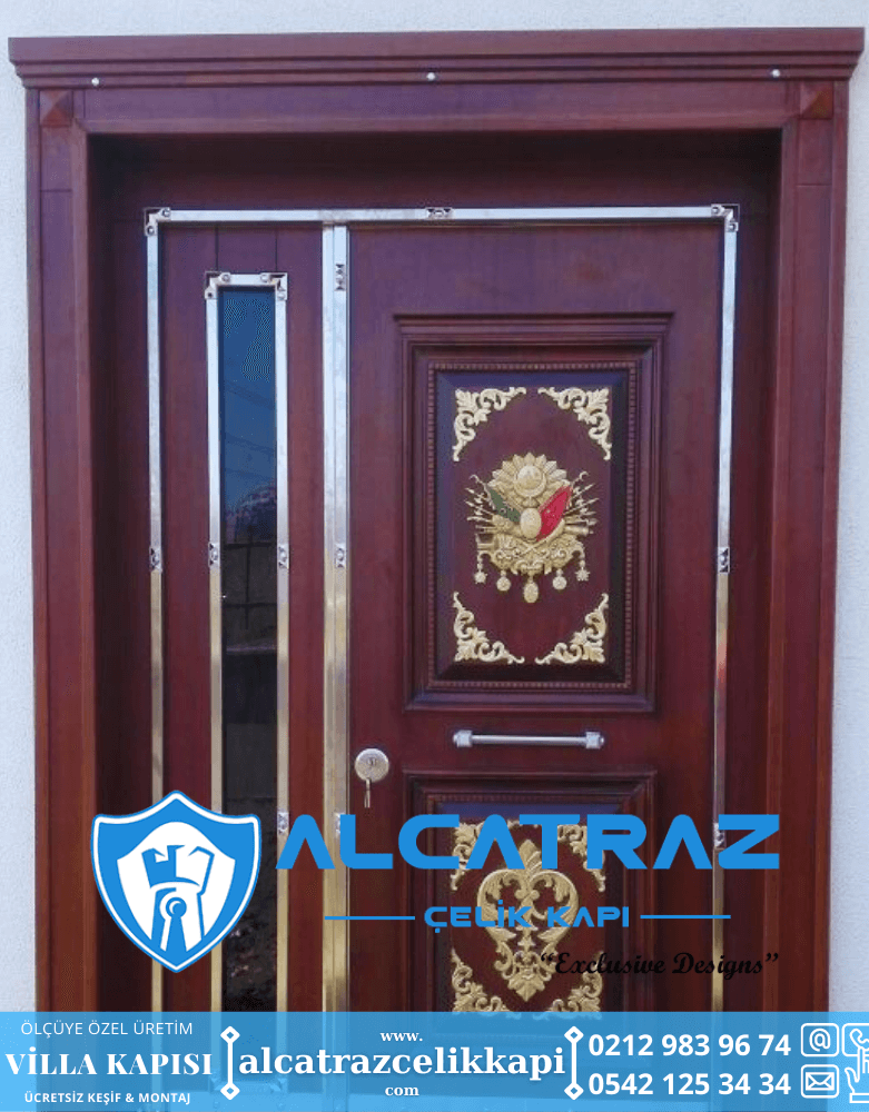 Villa Kapısı Modelleri Villa Giriş Kapısı Kompozit Çelik Kapı Alcatraz Villa Kapısı Haustüren SteelDoors 2021 08 13T093245327
