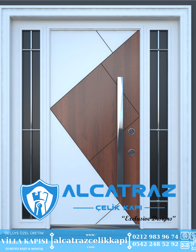 villa kapısı modelleri villa giriş kapısı kompozit Çelik kapı alcatraz villa kapısı haustüren steeldoors (23)