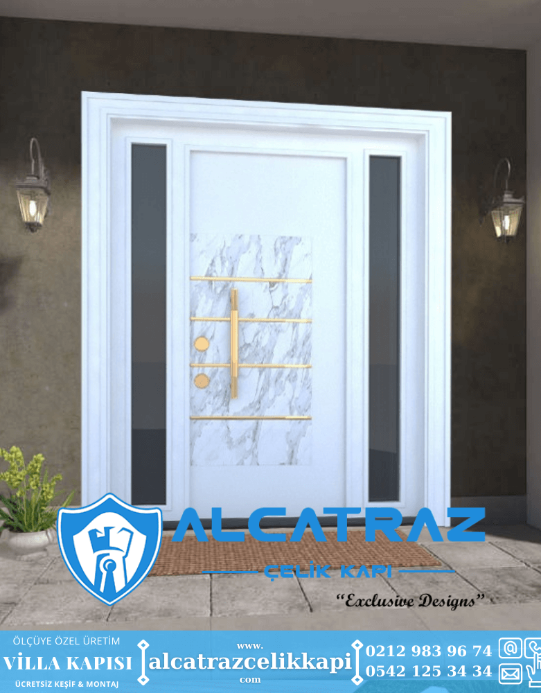 villa kapısı modelleri villa giriş kapısı kompozit Çelik kapı alcatraz villa kapısı haustüren steeldoors 37 villa kapısı modelleri | Çelik kapı modelleri
