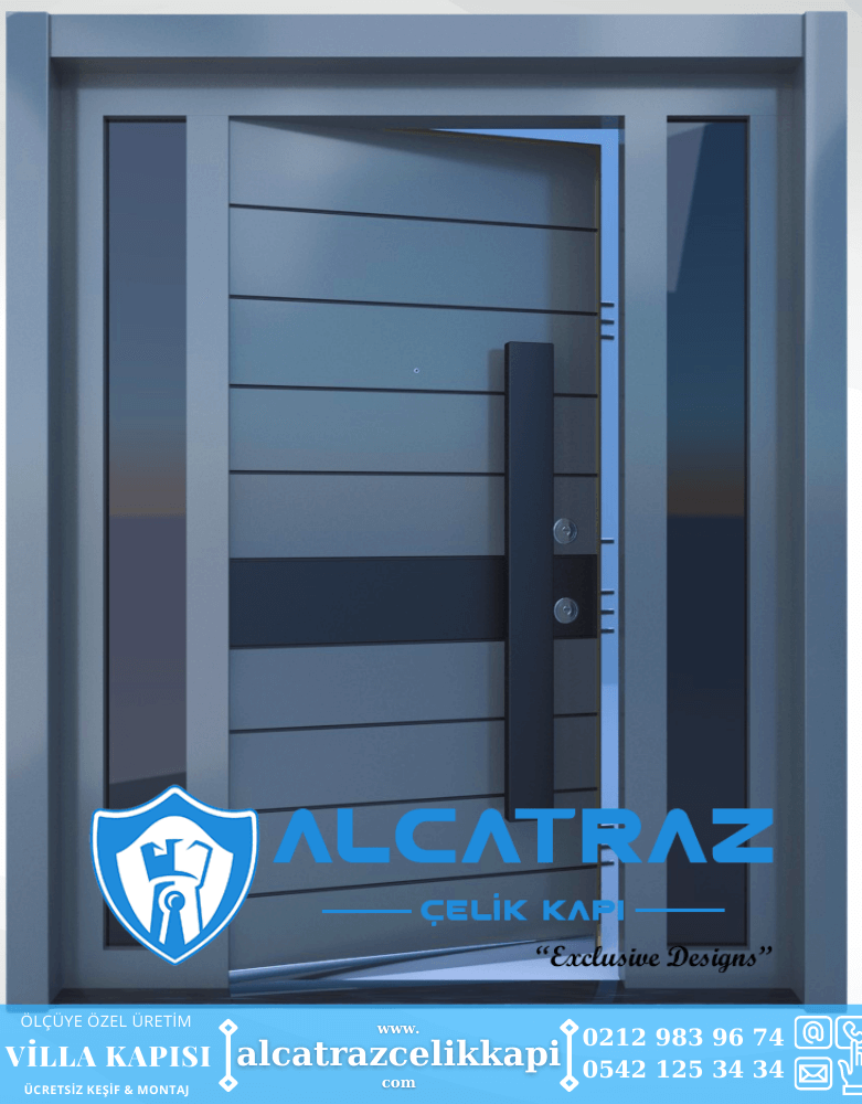 villa kapısı modelleri villa giriş kapısı kompozit Çelik kapı alcatraz villa kapısı haustüren steeldoors (38)