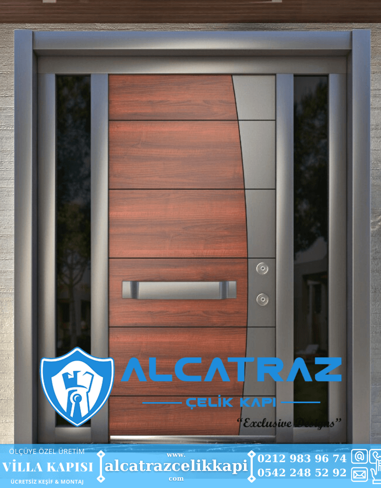 villa kapısı modelleri villa giriş kapısı kompozit Çelik kapı alcatraz villa kapısı haustüren steeldoors (5)