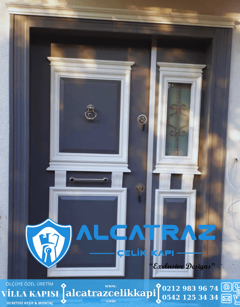 villa kapısı modelleri villa giriş kapısı kompozit Çelik kapı alcatraz villa kapısı haustüren steeldoors (71)