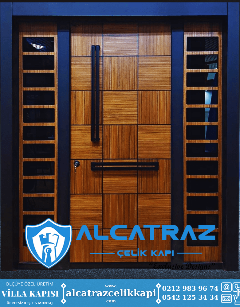 villa kapısı modelleri villa giriş kapısı kompozit Çelik kapı alcatraz villa kapısı haustüren steeldoors (81)