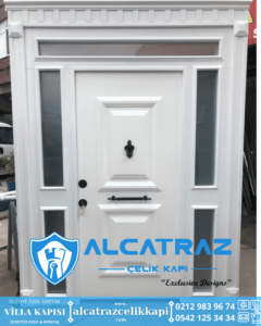 Beyaz Çelik Kapı ,Villa Kapısı Modelleri Villa Giriş Kapısı Kompozit Çelik Kapı Alcatraz Villa Kapısı Haustüren SteelDoors Beyaz