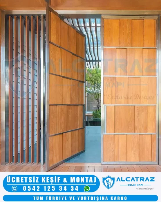 pivot çelik kapı modelleri pivot çelik kapı sistemleri villa kapısı modelleri | Çelik kapı modelleri