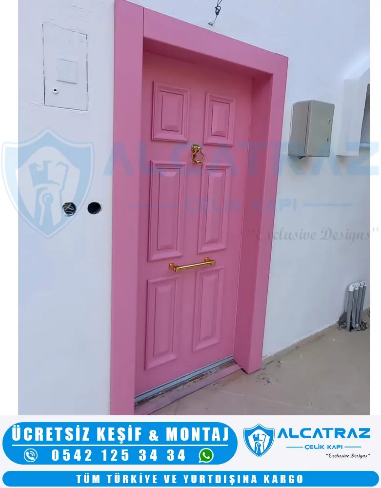 pembe villa kapısı, villa kapısı, villa kapısı modelleri, villa kapısı fiyatları