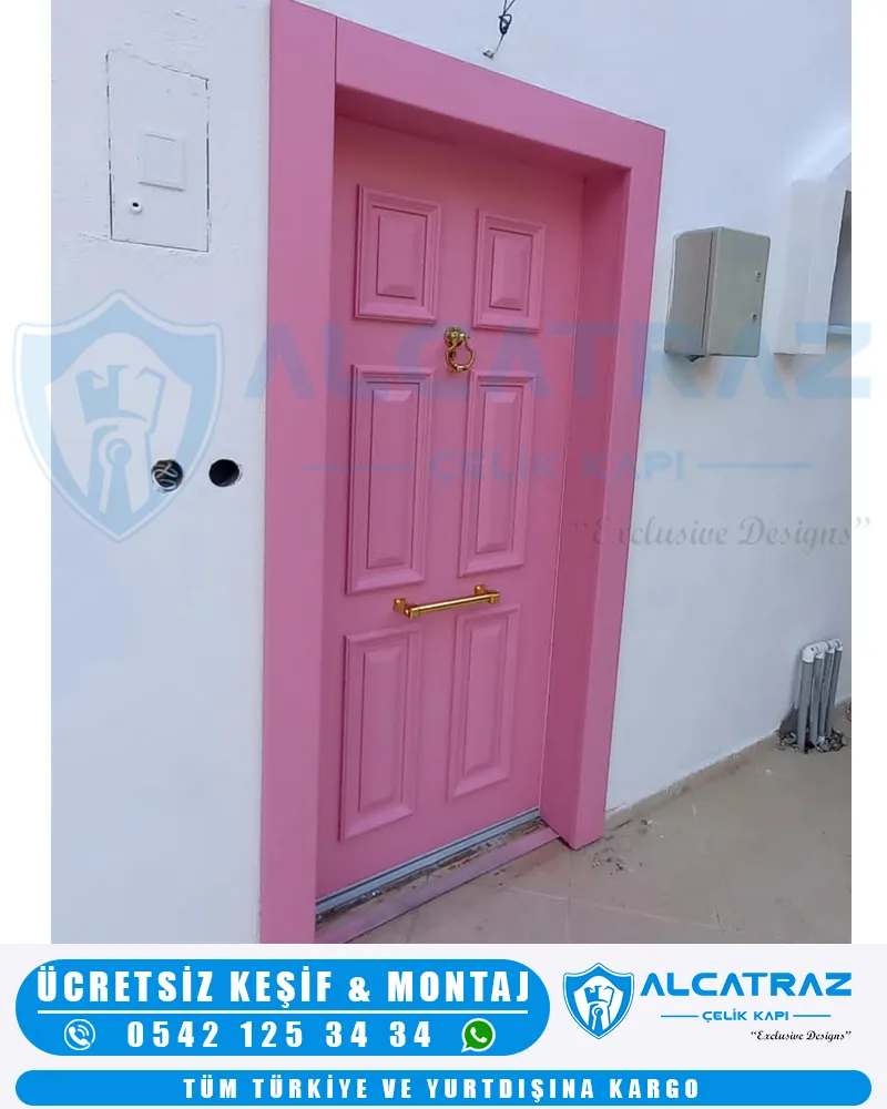 pembe villa kapısı, villa kapısı, villa kapısı modelleri, villa kapısı fiyatları