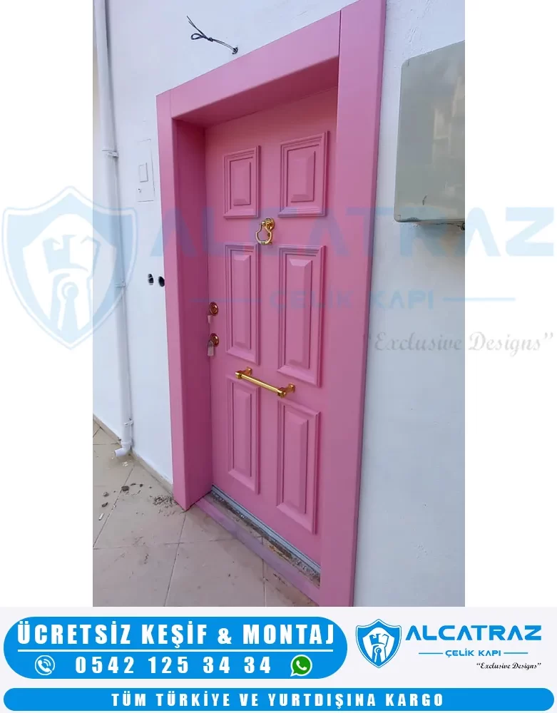 pembe villa kapısı, villa kapısı, villa kapısı modelleri, villa kapısı fiyatları