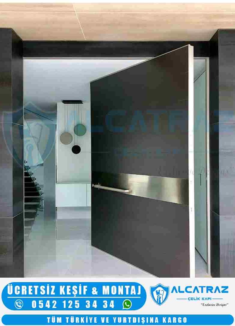 pivot çelik kapı